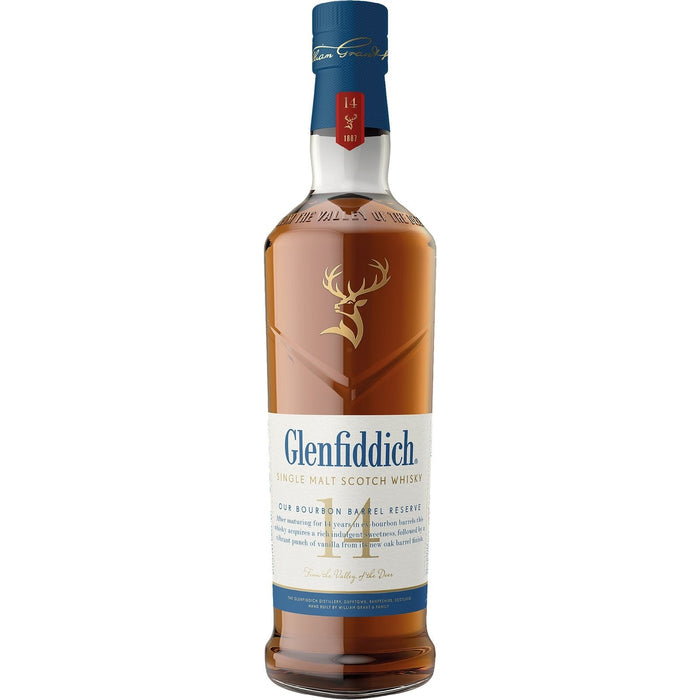 Glenfiddich 14 Year Old Bourbon Barrel Reserve Single Malt Scotch Whisky