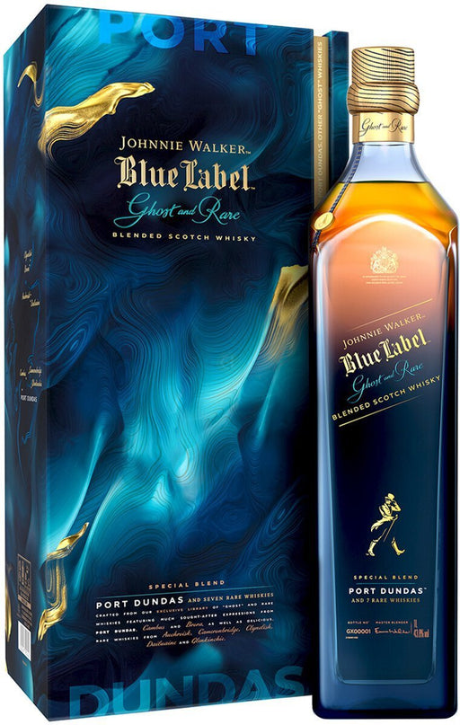 Johnnie Walker Blue Label Ghost And Rare Port Dundas Scotch Scotland - All Kosher Wines - kosher