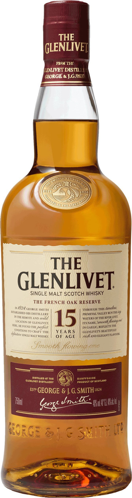 The Glenlivet Single Malt Scotch Whisky 15 Year - All Kosher Wines - kosher