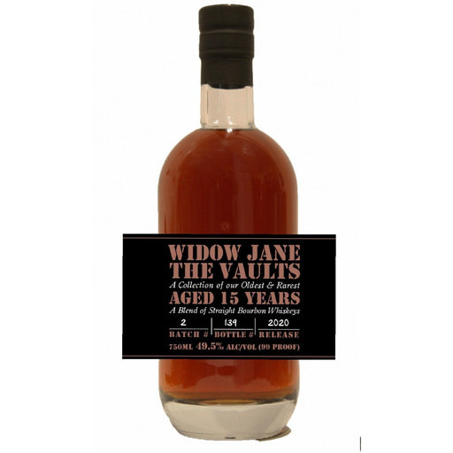 Widow Jane 15 Year Old The Vault Straight Bourbon Whiskey - All Kosher Wines - kosher